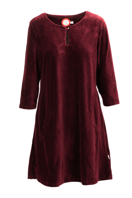 Main Image Margrete bourdeaux babycord tunic