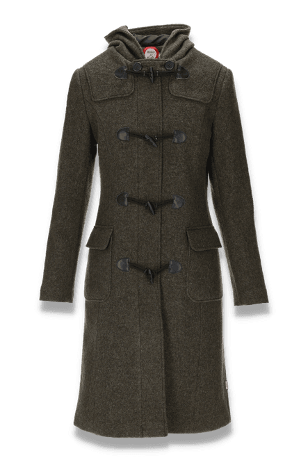 Main Image Idunn Duffel coat dark green wool