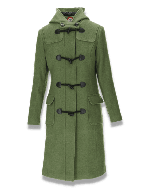 Main Image Idunn Duffel coat lime green wool