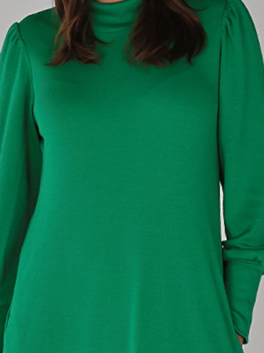 Miranda green merinowool dress