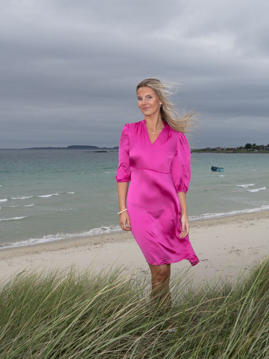 Celine fuchsia lovely dress